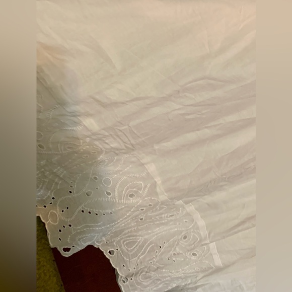 Lane Bryant 26 3X NWT Cotton eyelet midi beach wedding dress - Picture 6 of 10